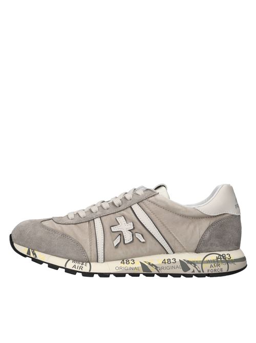 Sneakers in pelle,ecopelle e tessuto PREMIATA | LUCY VAR 6600BEIGE-GRIGIO